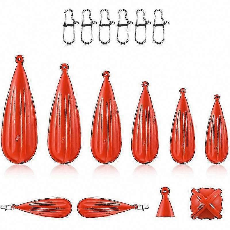 Fishing Practice Plug Lure 6Pcs for Casting Skill Training Baitcasting Rubber Plug