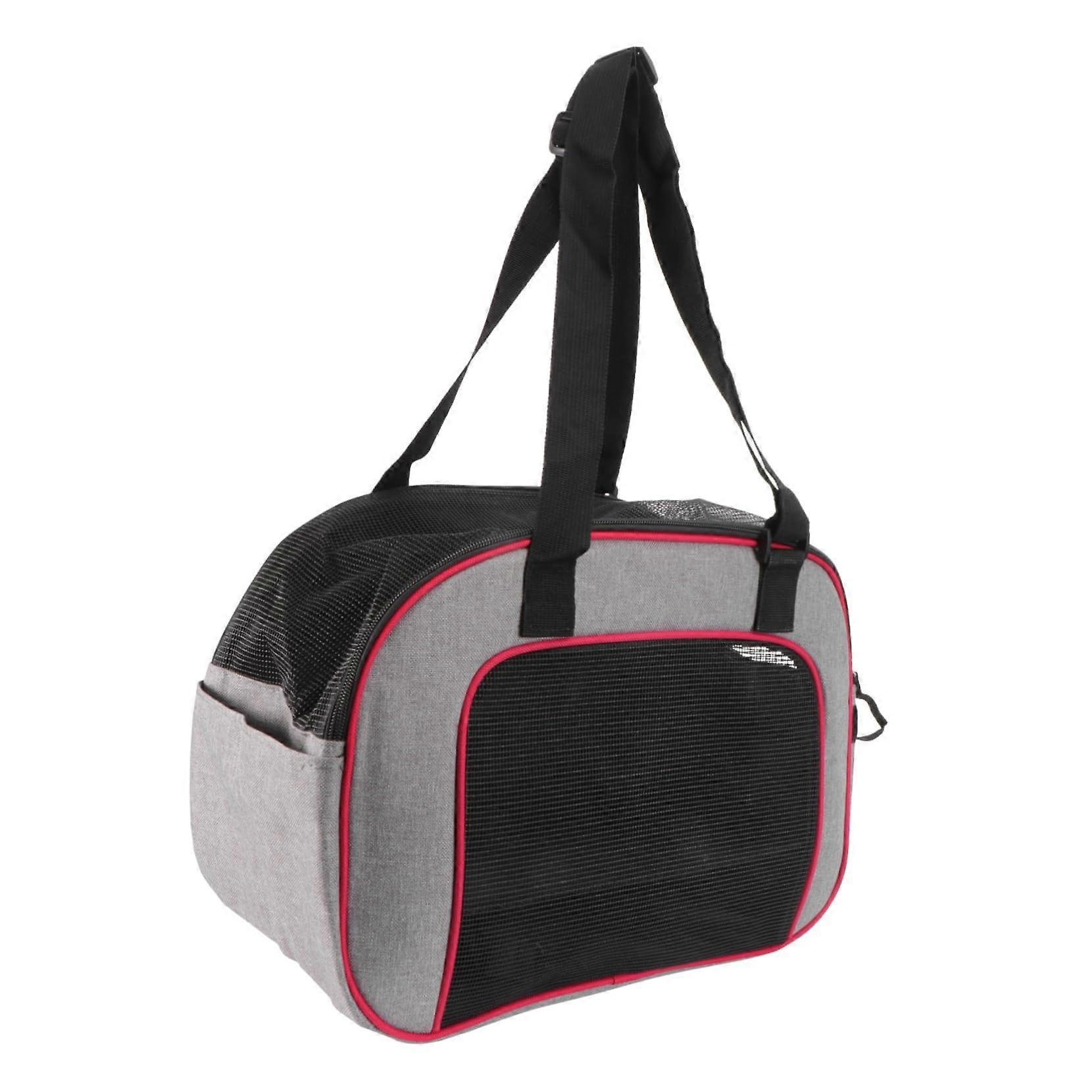 Pet Handbag Red Portable Bag for Dogs and Cats Foldable Storage Organizer Large Capacity Comfortable Durable Easy to Carry
