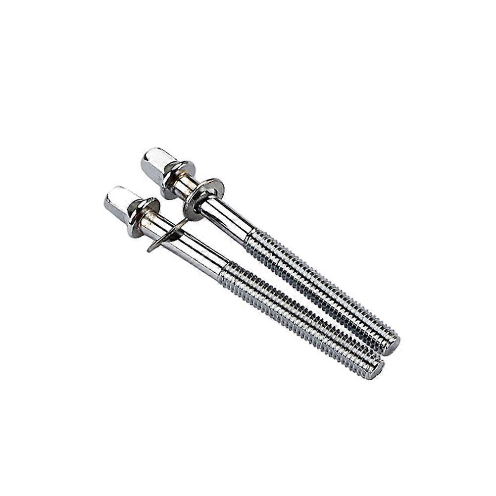 Bass Drum Hardware Metal Fastener Cylindrical Tension Adjustment Drum Surface Tightening 7X0.5CM Drummers 2Pcs