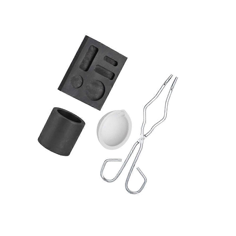 Quartz Crucible Torch Melting Kit Assorted Color 25*8*1cm Thermal Conductivity High Temperature Resistance 1Set