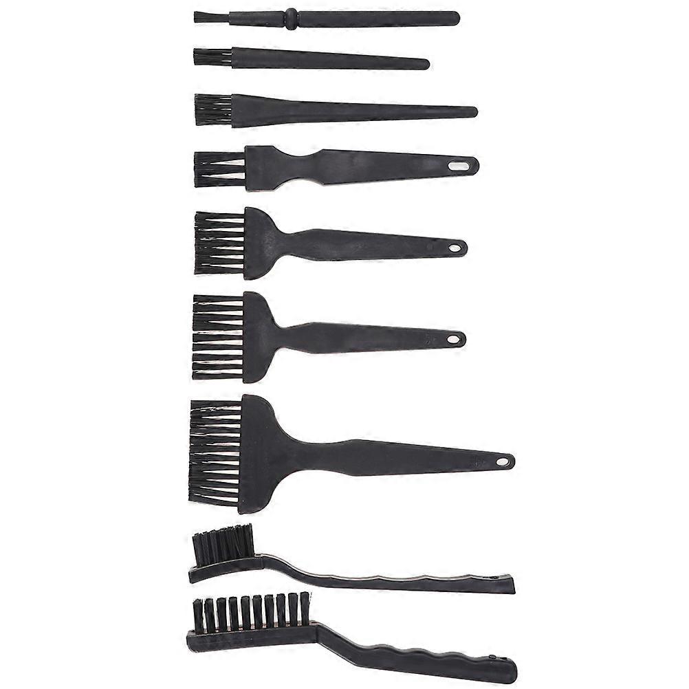 Anti Static Phone Cleaning Brush Kit with Black Plastic Design for Easy Carry and Use 11 Pcs