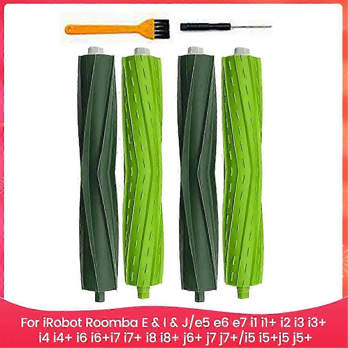 Spazzola a rullo in gomma per IRobot Roomba E I J Series E5 E6 E7 I3 I3 + I4 I4 + I5 I6 I6 + I7 I7 + I8 I8 + J6