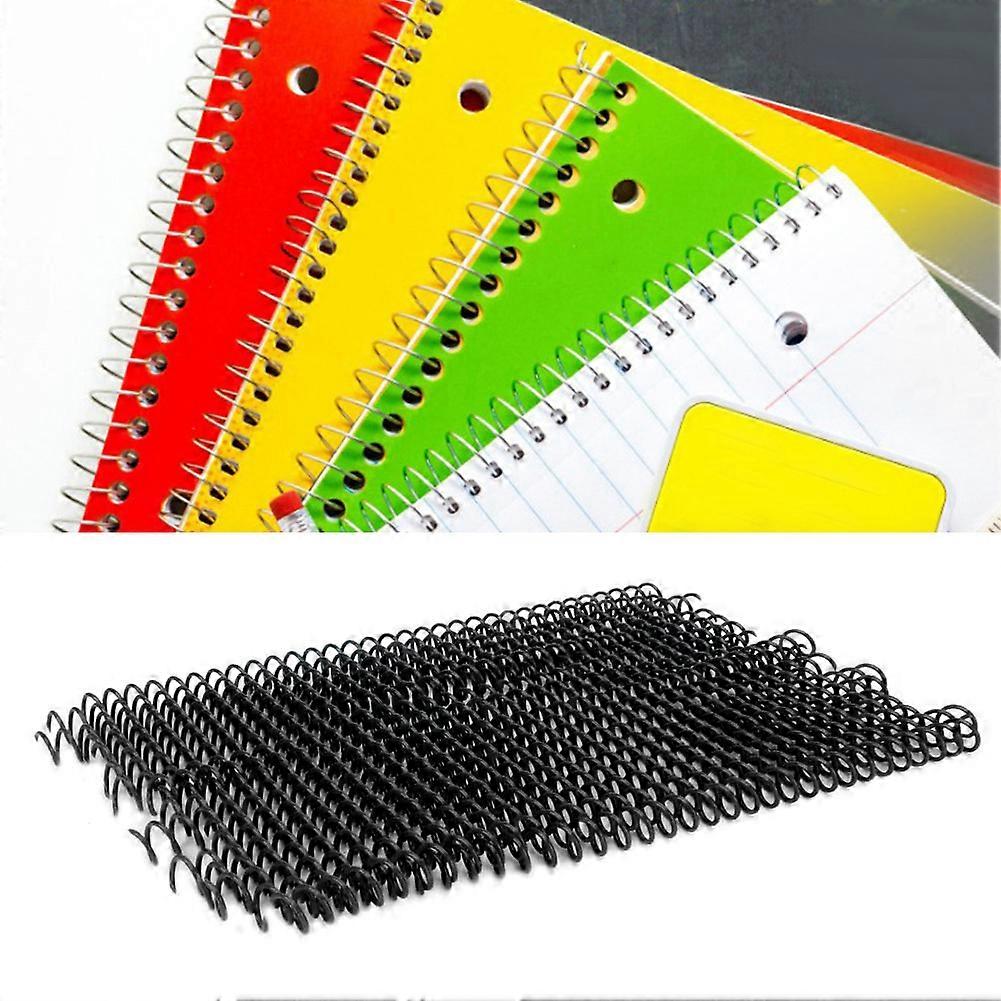 20pcs 30 Hole LoosE leaf Plastic Binding Ring Spring Spiral Rings for A4 Paper 11mm black