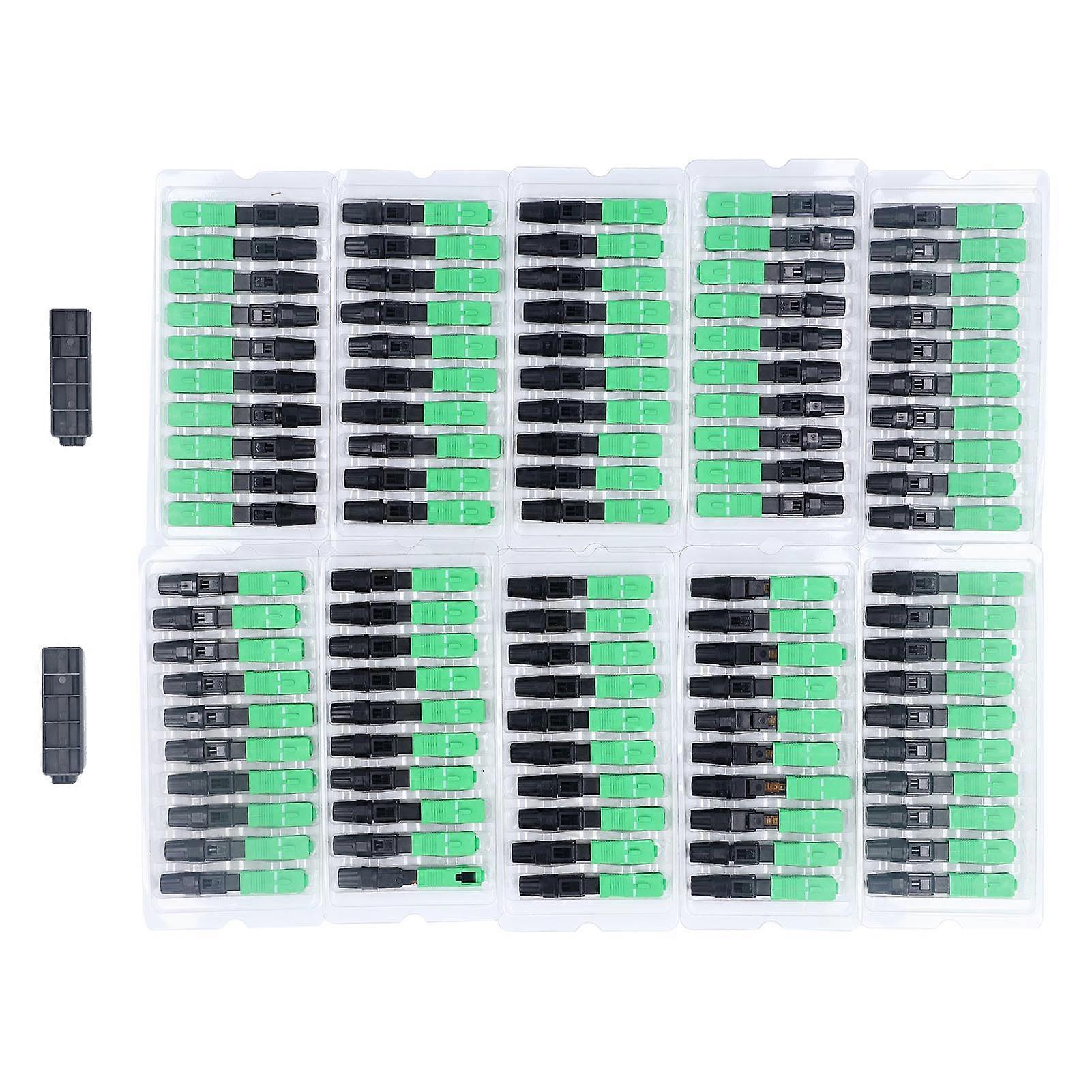 Fiber Cable Quick Connector SC UPC Square Head Preembedded ABS Optical Fiber Convertor Adapter