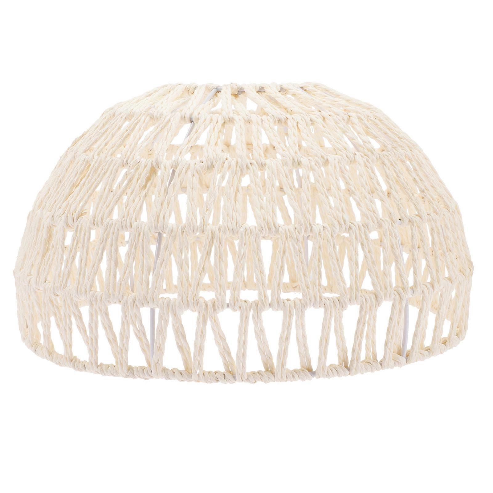 Boho Light Cover Ceiling Lamp Shade For Bedrooms Offices And Studies Light Yellow 30x18cm 1Pack