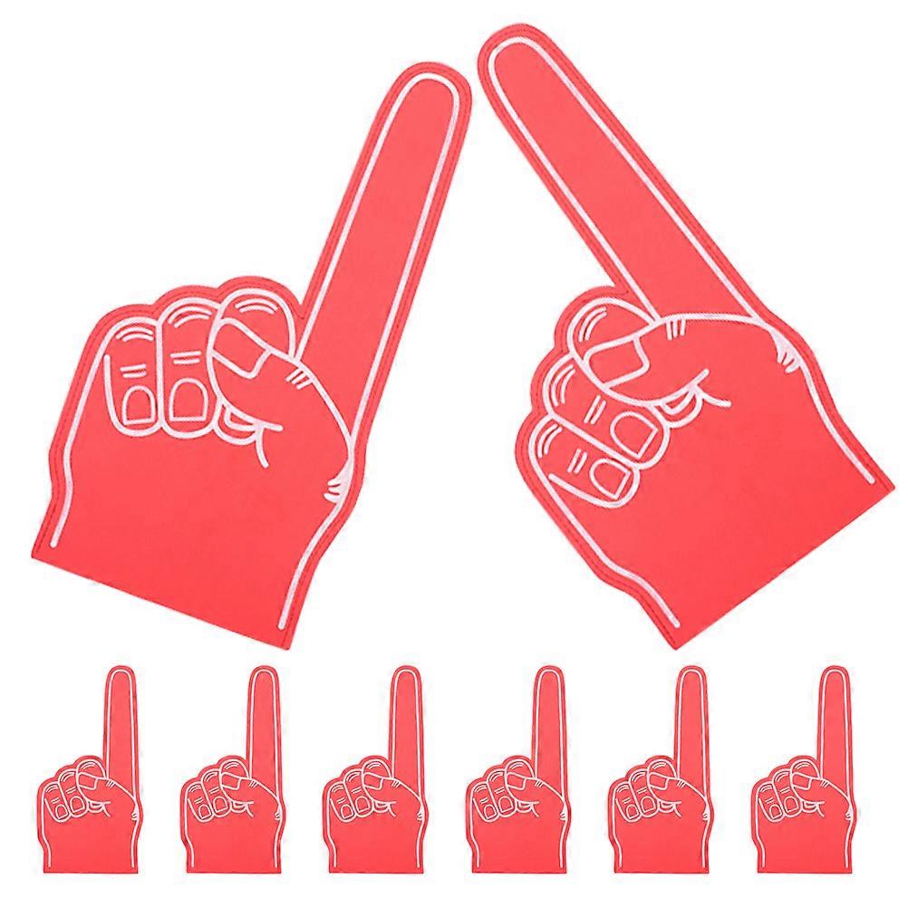 8 יחידות קצף ענק מעודד אצבעות אביזרי אירועי ספורט כפפות רוח צוות אביזרי עידוד