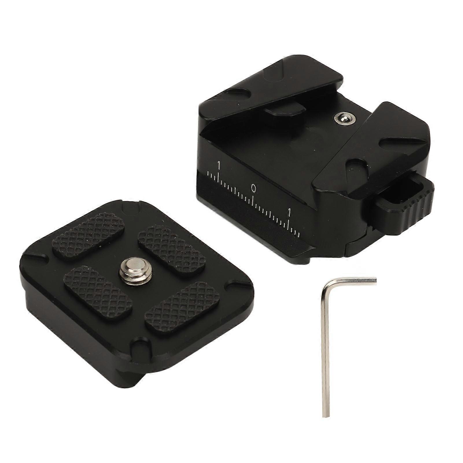 Quick Release Plate for DJI Ronin RS2 RS3 Aluminum Alloy Quick Release System Camera Mounting Adapter with 1/4 Inch Thread Hole for Tripod Stabilizer