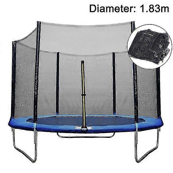 Kids 6ft Trampoline Net With Zipper Door Enclosure (excluding folding beds)