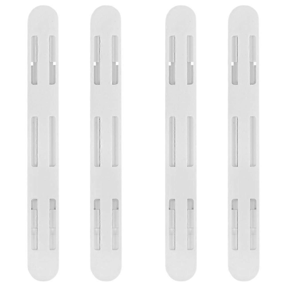 4pcs Multifunctional Drawer Organizer Slides For Kitchen Bedroom Dormitory Sturdy Bottom Mount Drawer Slides With Adhesive Organizers Slides