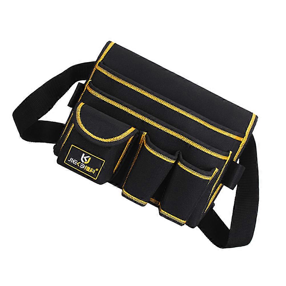 Oxford Tool Bag Utility Waist Tool Pouch Gardener Barber Sturdy Construction 9.8X8.3X3.1In Carry Essentials 1Set