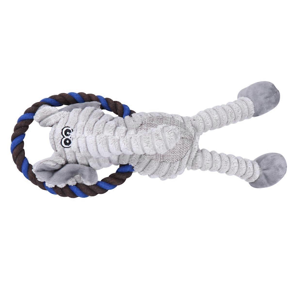 Dog Chew Toy With Sound - Soft Plush Squeaker Kneading Toy For Pets - 8-Inch - Assorted Colors