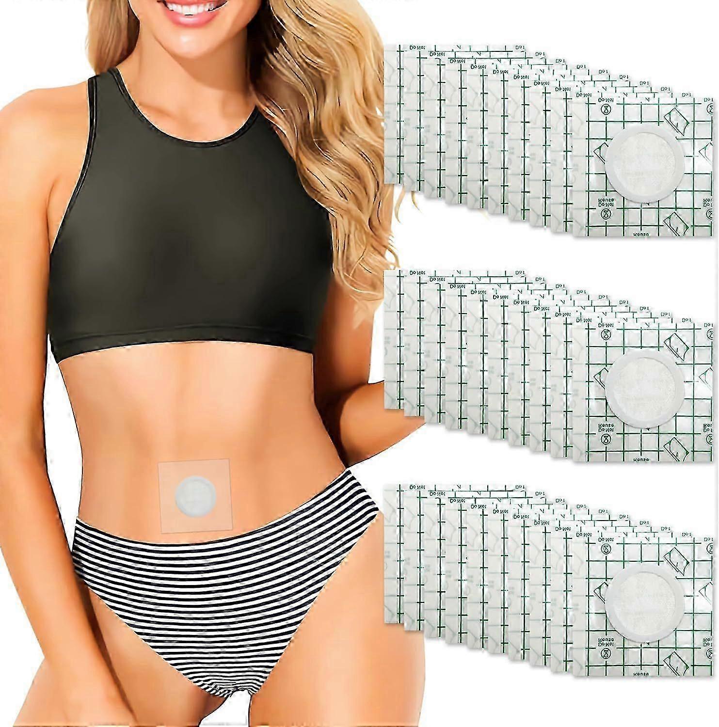 2025 Latest Model  30pcs Disposable Castor Oil Pack Wrap for Bully Button, PU