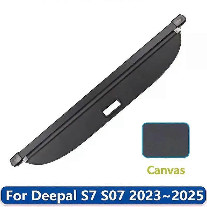 Rear Trunk Cargo Cover For Deepal S7 S07 2023 2024 2025 Partition Board Privacy Rear Shielding Shade Anti-peeping Car Accessorie