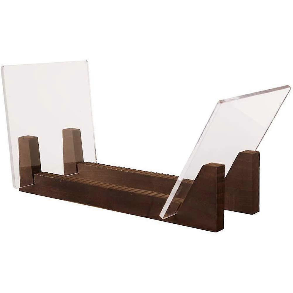 J Sound Plate Holder With Acrylic Ends Modern Portable Rack Unit