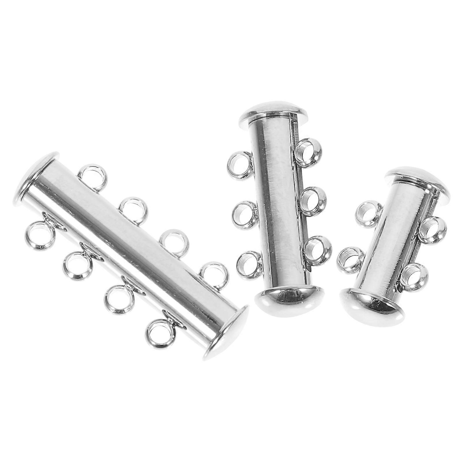 Fermoir de superposition de collier durable en acier inoxydable, adapté à tous les assemblages de bijoux