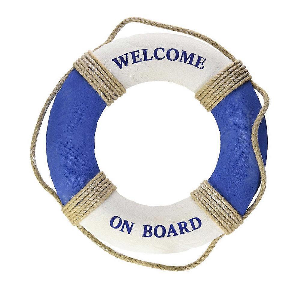 Nautical Ring Wall Decor for Wall Decoration Blue and White