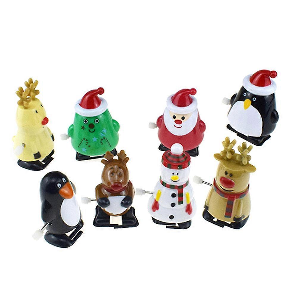 Clockwork Wind-up Walking Toy 4 Pcs Animal Shape Perfect For Kids Party And Christmas Festivities Fun And Interactive