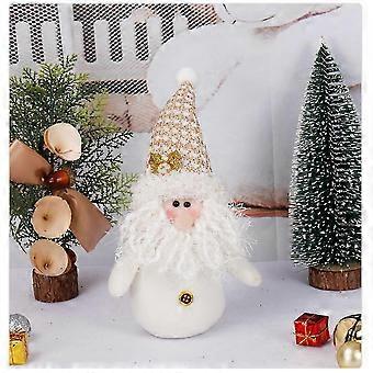 1PCS Christmas Doll Decoration,Santa Claus Doll Ornaments Plush Christmas Doll for Christmas Tabletop Decorations