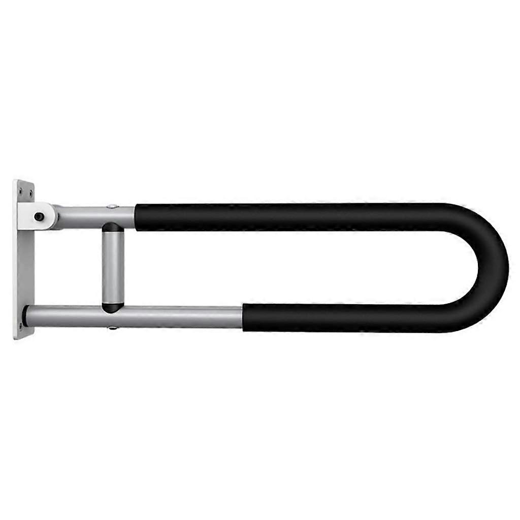 Bathroom Grab Bar, Foldable Safety Support Handle, Durable Screw-In Shower Grip, Stainless Steel, 24 Inch Length