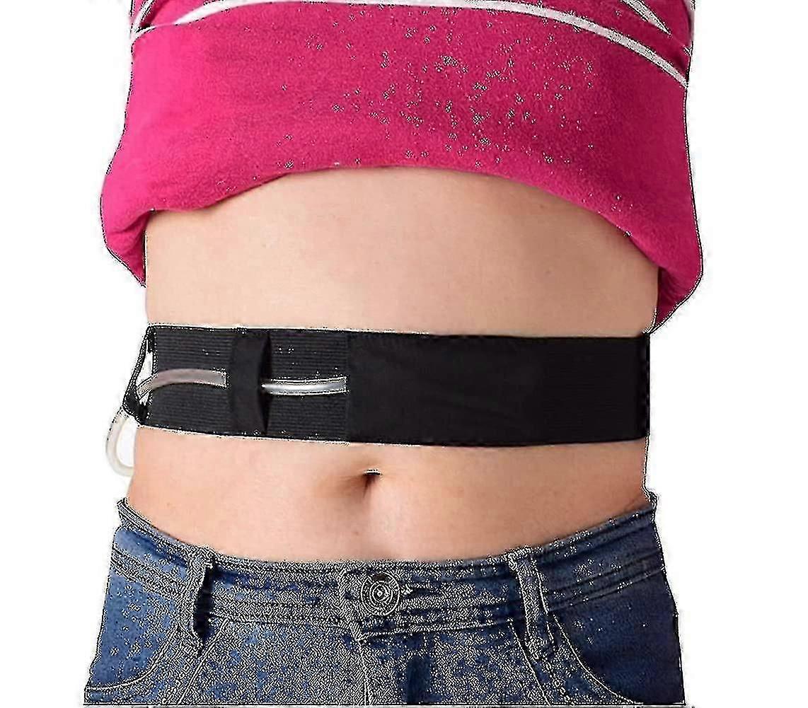 حزام غسيل الكلى البريتوني ، حامل أنبوب G / Peg ، حزام بطن قسطرة قابل للتعديل للتنفس ، يستخدم في حماية القسطرة