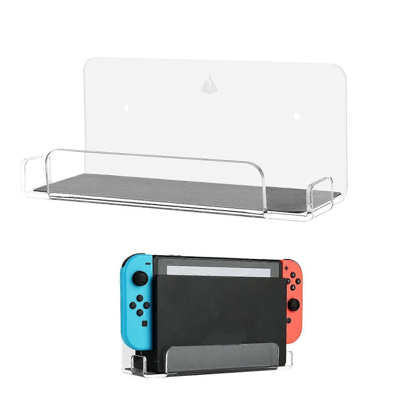 Suitable for Switch Game Console Wall Storage Bracket Acrylic Transparent