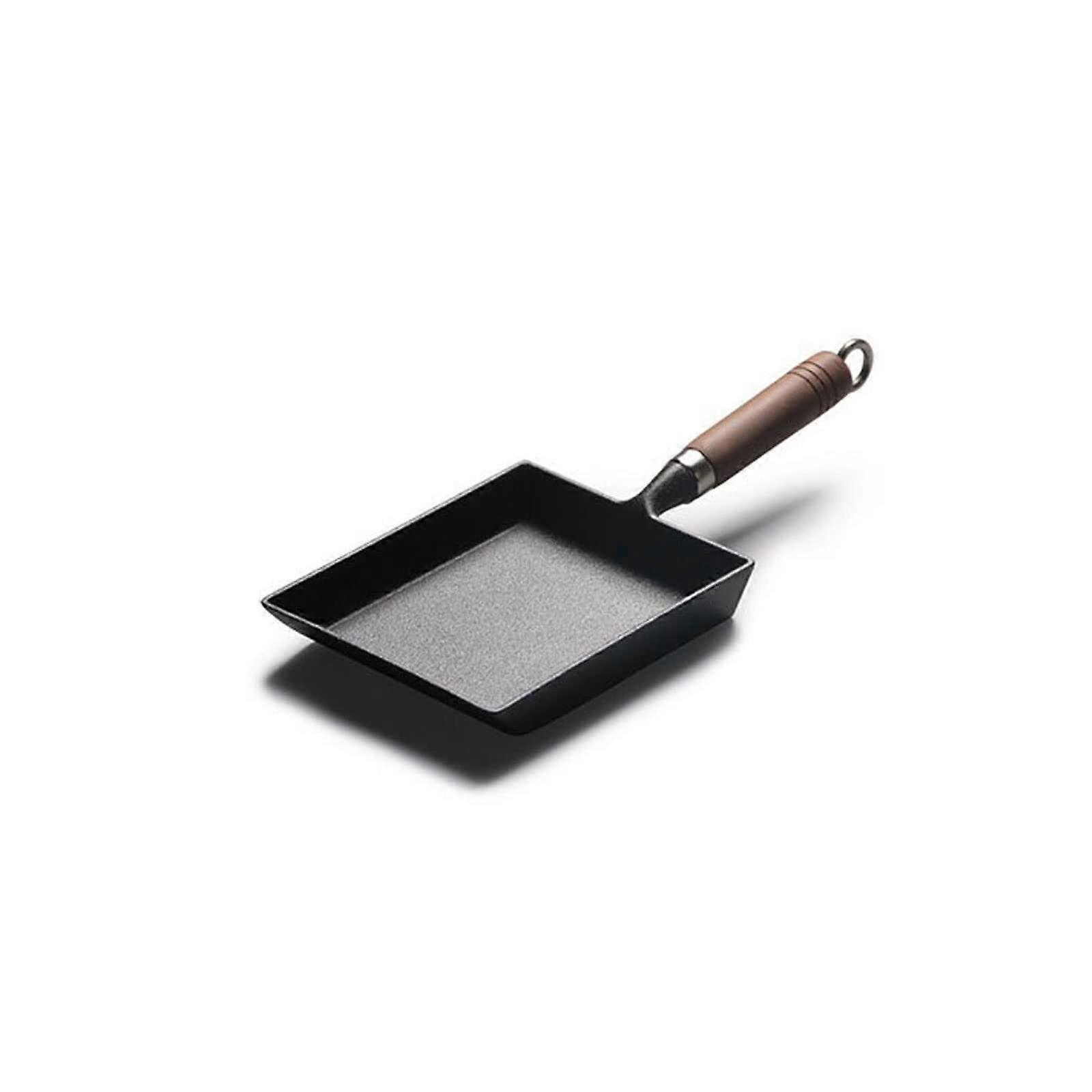 Cooking Pan Thickened Omelette Pan, Rectangle Egg Frying Pan Cast Frying Pan Kitchenware Pan Pan Learned extensively