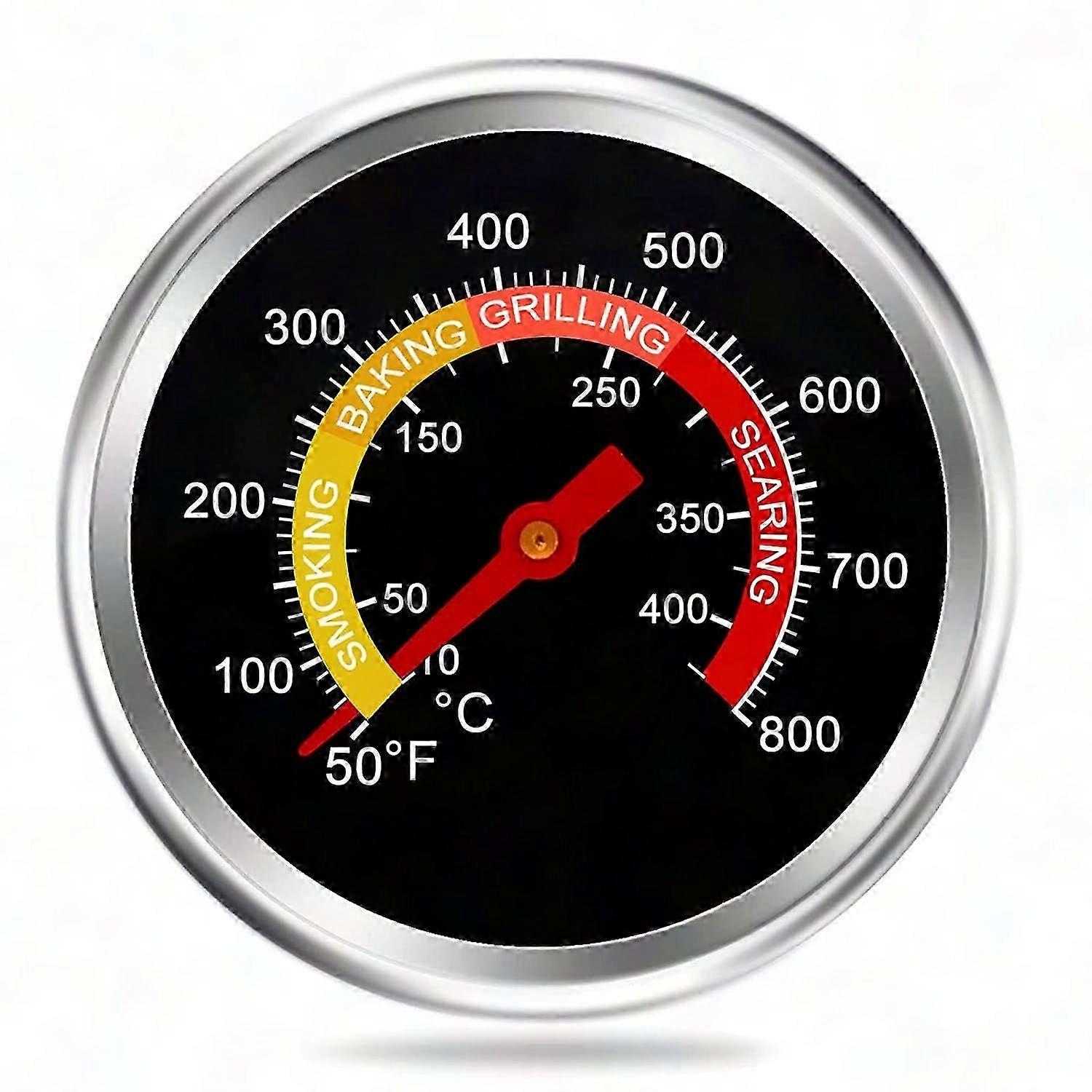 Grill Thermometer for Smoker BBQ Charcoal Grill Pit Temperature Gauge Heat Indicator