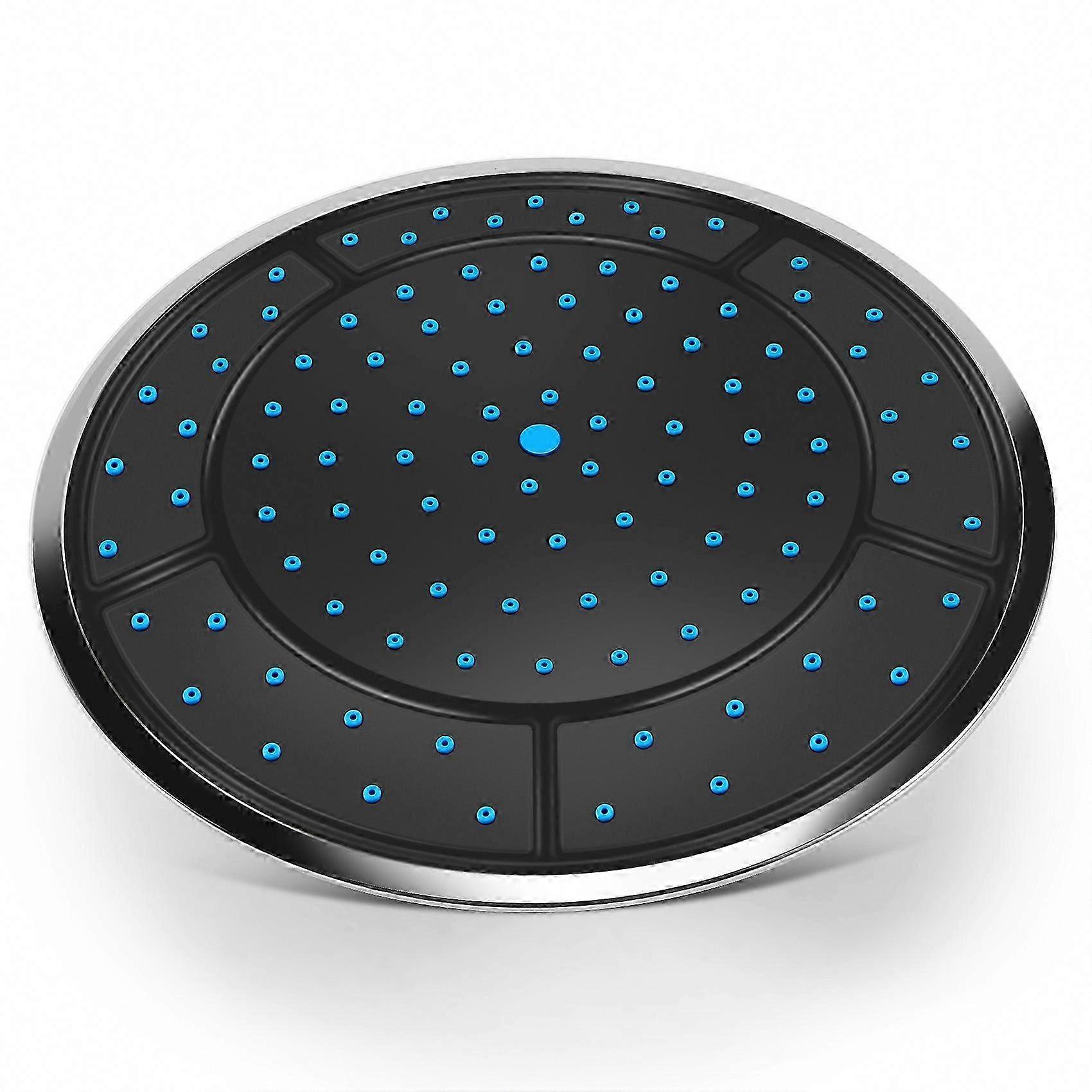 25cm Plastic Round Rainfall Shower Head for Shower Room Top Nozzle Cabin Accessory