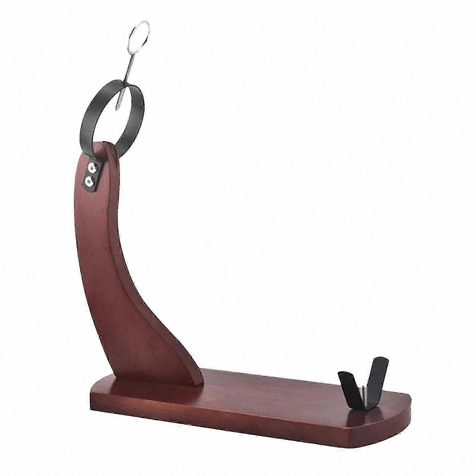 Wooden Ham Cutting Stand with Non-Slip Base, Durable Kitchen Rack for Home or Restaurant Use, Sturdy Design for Easy Carving