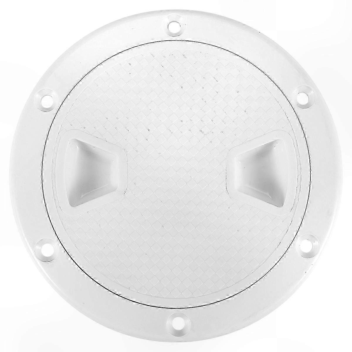 Circular Non Slip Inspection Hatch-Boat Hatch Deck Plate with Detachable Cover for RV Marine Boat Kayaks-4Inch