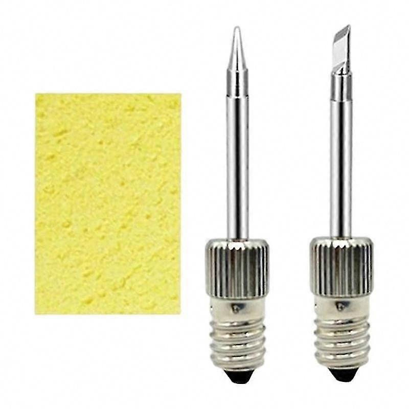 USB Soldering Iron Tips Replacement for E10 Interface (Tip B + Tip K) - Welding Head for Soldering Iron
