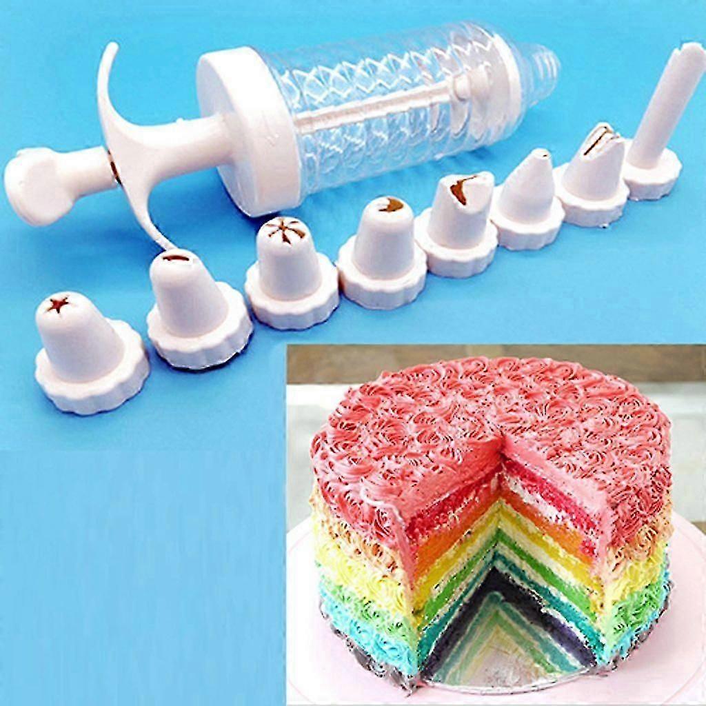 8-Piece Cake Decorating Nozzle Set for DIY Baking & Sugar Craft