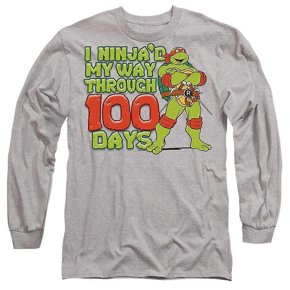 TMNT Ninja'D My Way Through 100 Days Long Sleeve T-Shirt TTXX1419