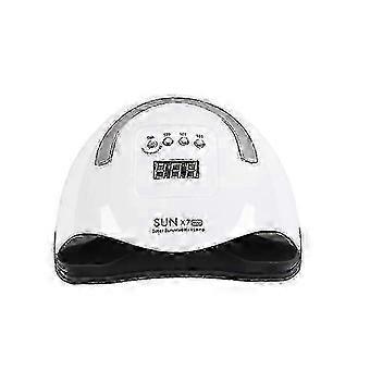 Dual UV LED Nail Dryer Lamp 180W for Professional Gel Polish Curing with X7 Max Compatibility