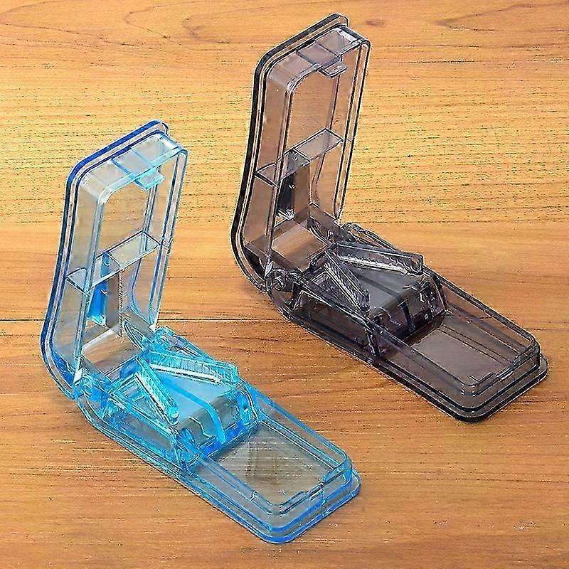 Tagliapillole per pillole piccole e grandi, splitter per compresse con lama per tagli a metà o quarto