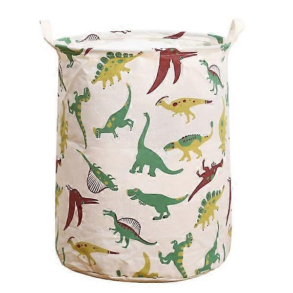 Large Foldable Waterproof Fabric Laundry Basket with Handles, Boys Dinosaur Storage Laundry Hamper, laundry basket.