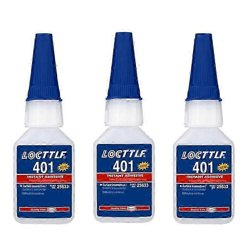 3x Loctite Henkel 401 (20 ml)