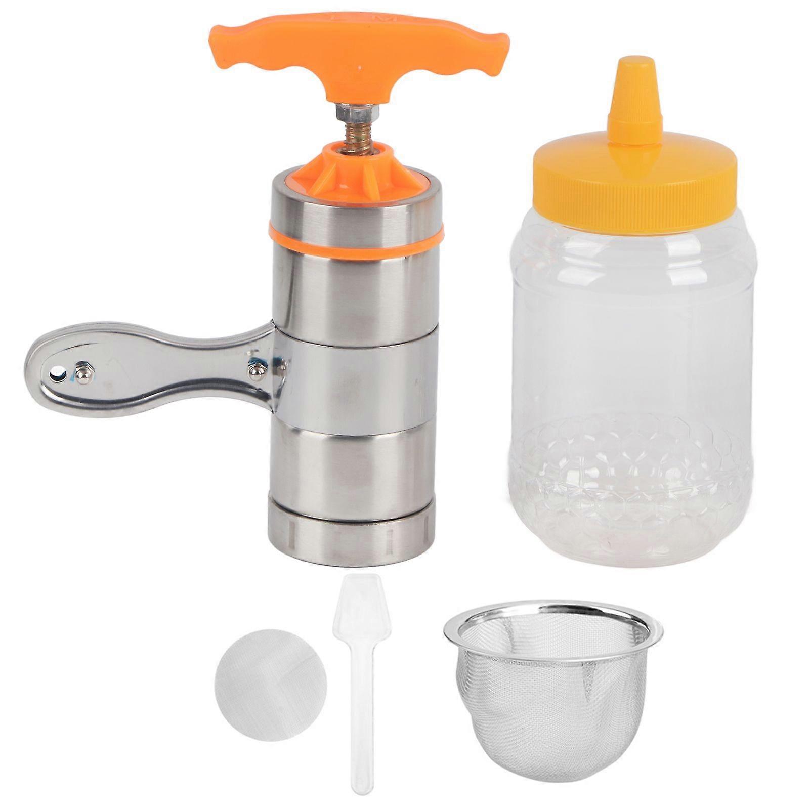 Portable Stainless Steel Honey Extractor Mini Honey Squeezer Squeezing Tool Beekeeping Tool