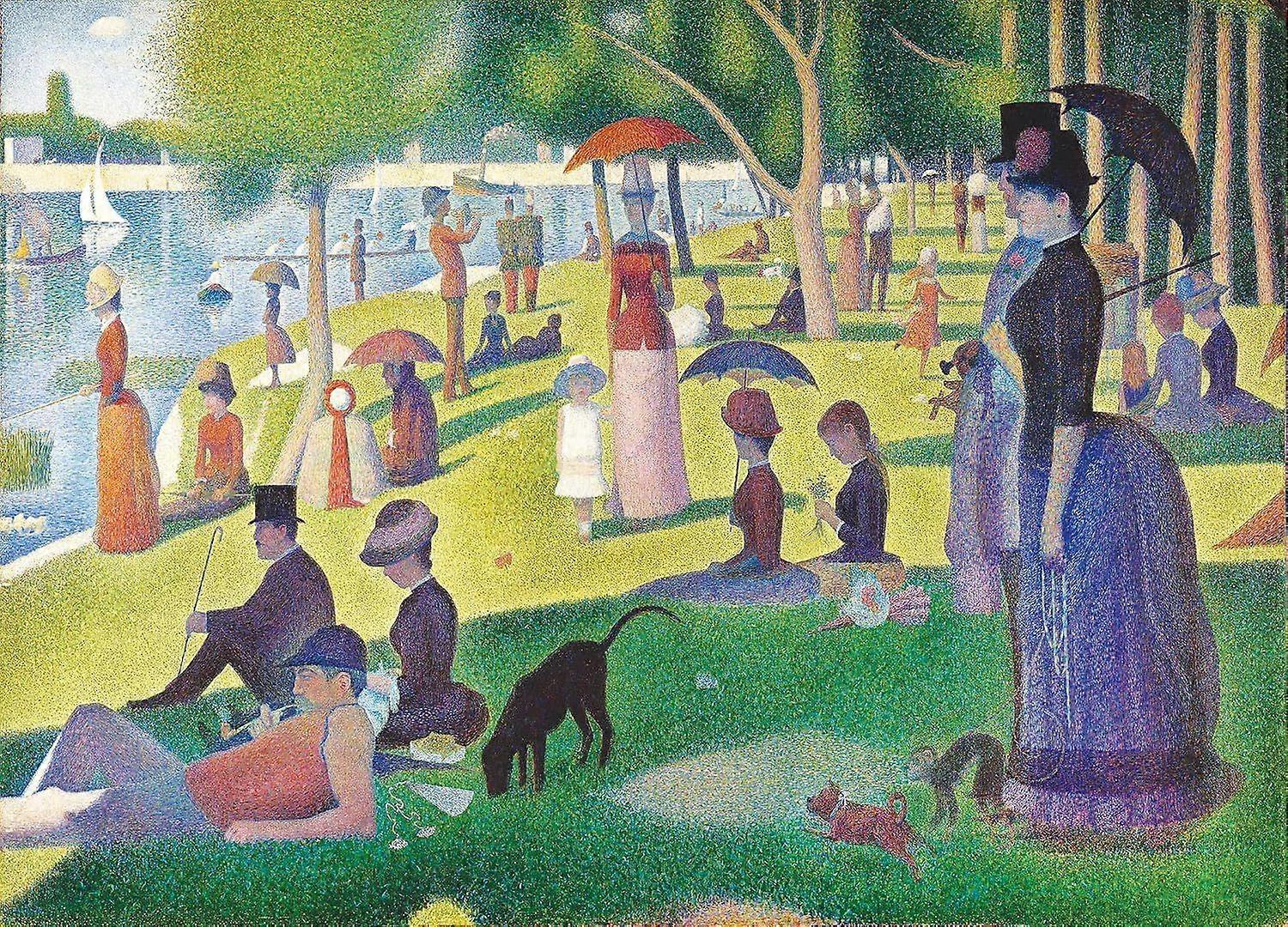 大人、家族、子供のための 300/500/1000 ピース ジグソーパズル - ラ グランデ ジャットの日曜日