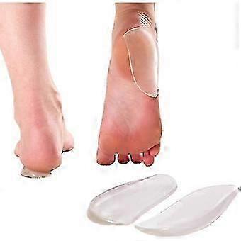 Medial And Lateral Heel Wedge Silicone Insoles (pair) - For Foot Alignment, Knee Pain, Supination And Pronation Correction Of The Arch