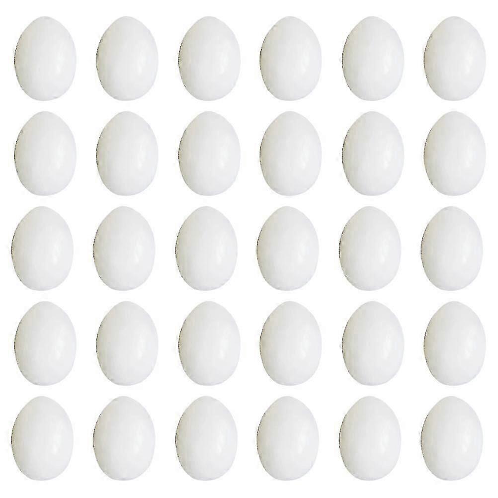 30 Pcs Kids Toys Artificial Hatching Eggs Plastic Pigeon Eggs False Pigeon Eggs Pigeon Hatching Days Z jjm