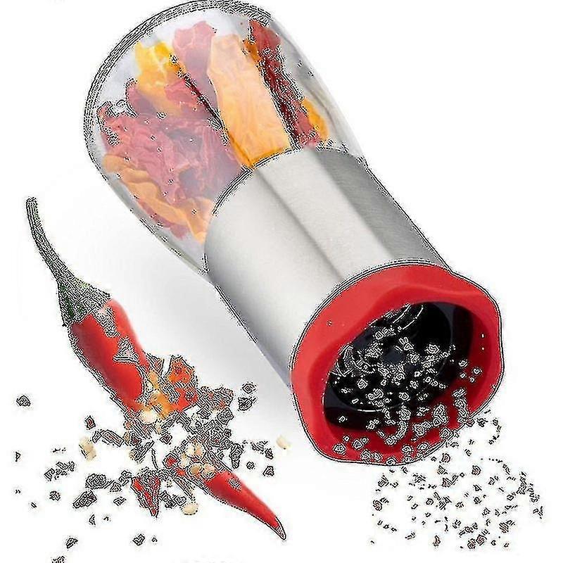 Chilimühle Chilimühle aus Edelstahl & Glas mit Aromaschutzdeckel 140ml xc