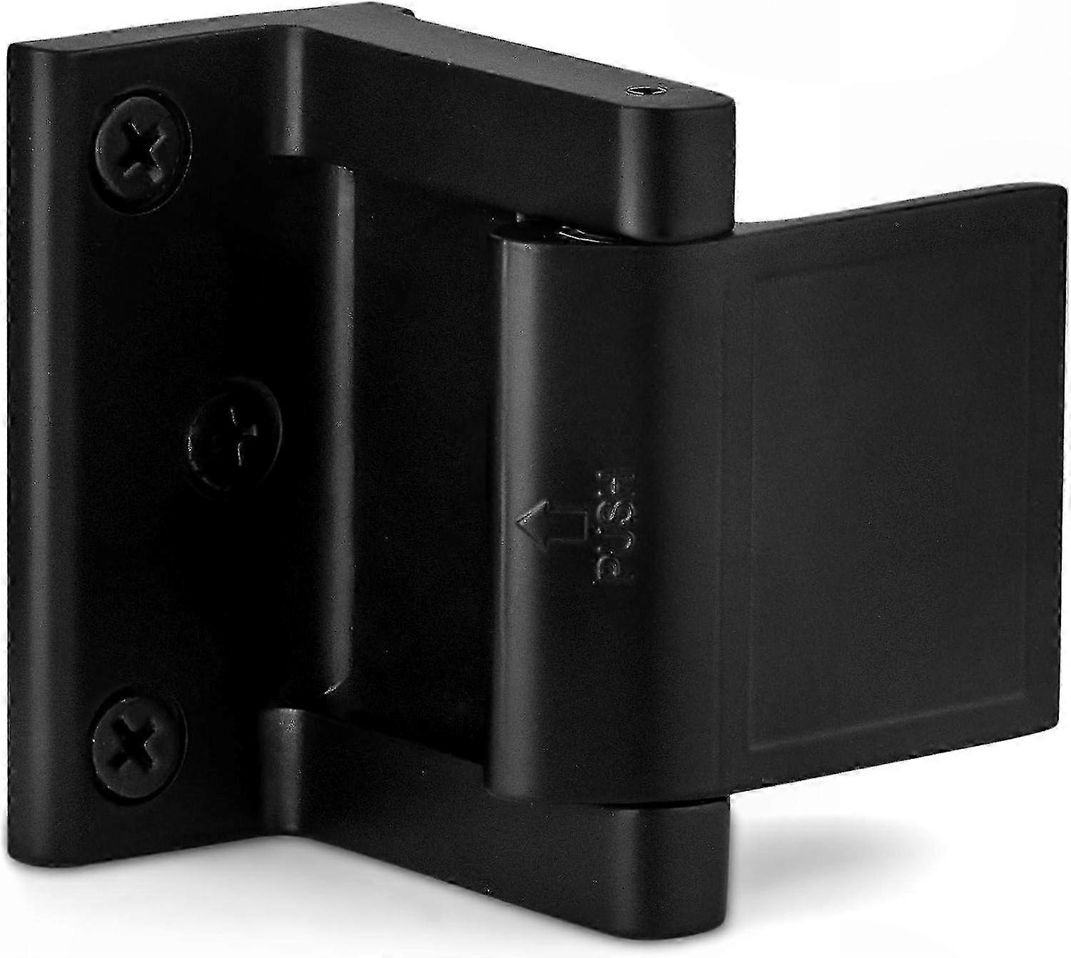 High-Security Door Reinforcer for In-Swinging Doors with Privacy Latch and Enhanced Resistance