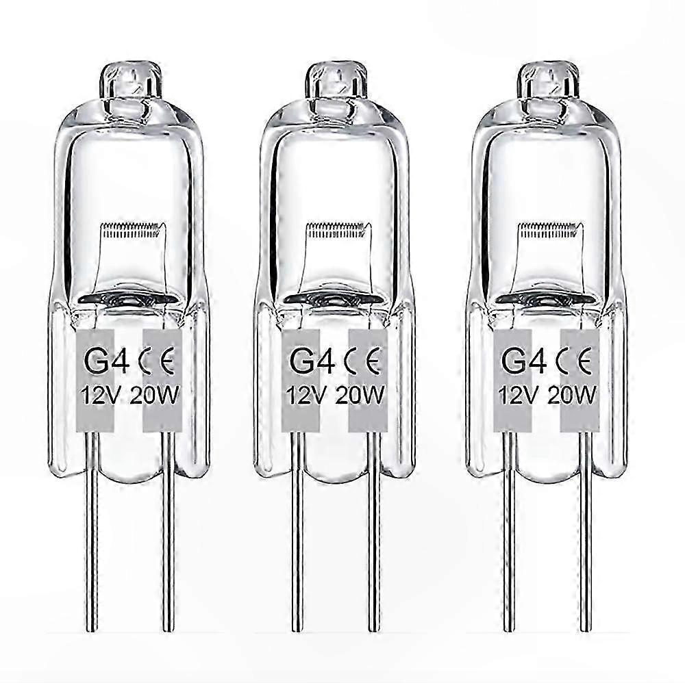 20-Pack G4 Halogen Bulbs 20W 12V Warm White Lighting Solution