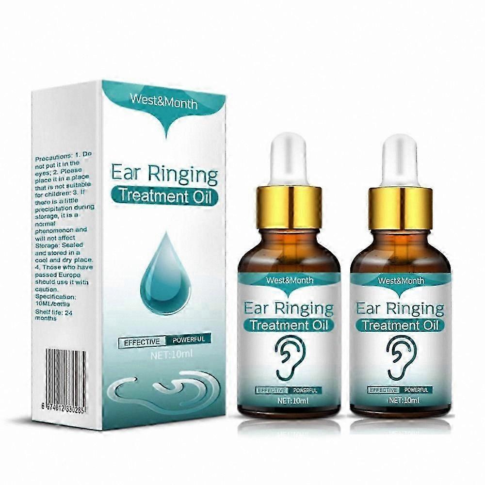 2-Pack Ear Relief Oil for Ringing & Infection Support Treatment Solution