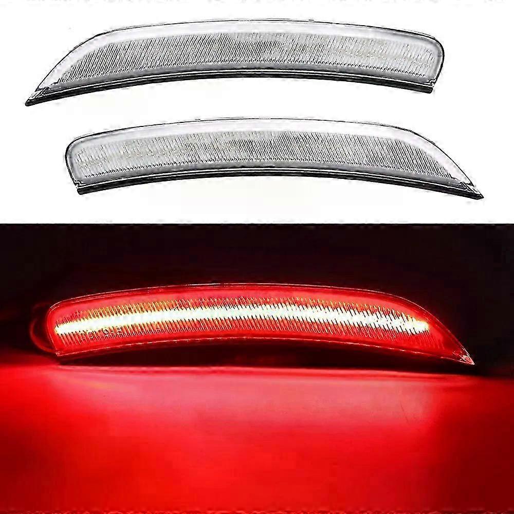 2pcs Auto Led Lights Fit For 2015 Chrysler 200 LED Rear Side Marker Light Reflector Lamp Clear Car Accessories