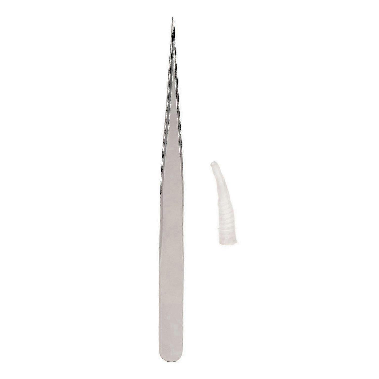 Silver Lash Extension Tweezers for Precise Eyelash Application