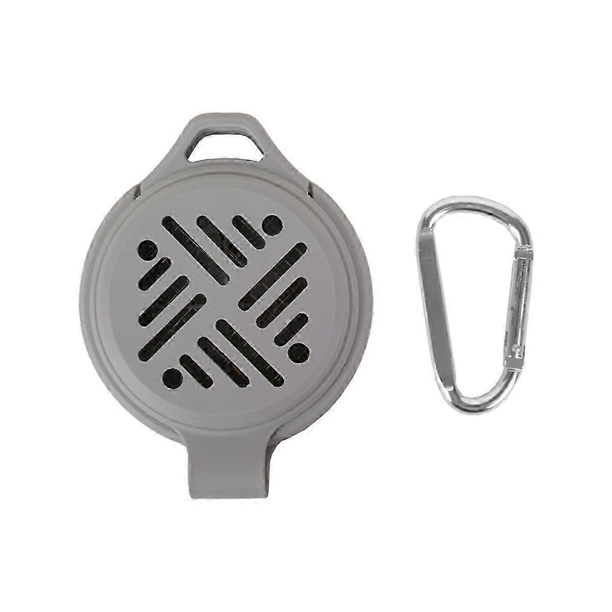 Mosquito Coil Tray Holder Home Rack with Cover Summer Anti-Mosquito Outdoor Camping Supply Gray