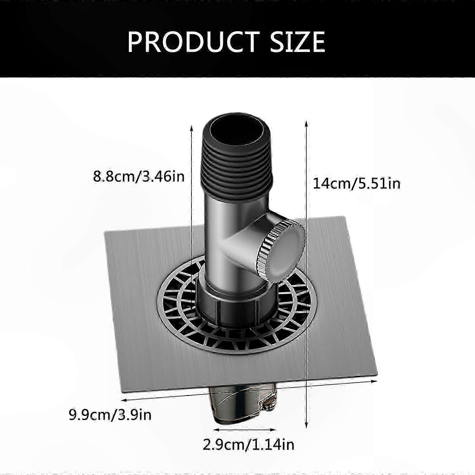 Bathroom Sink Drain Connector Elbow Pipe Adapter for Washing Machine Floor Drain Joint Sewer Hose Connection