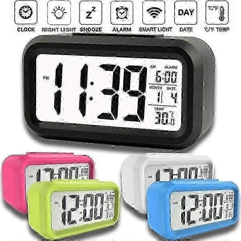 Digital LCD Alarm Clock with Calendar Thermometer SMTX f26 2025